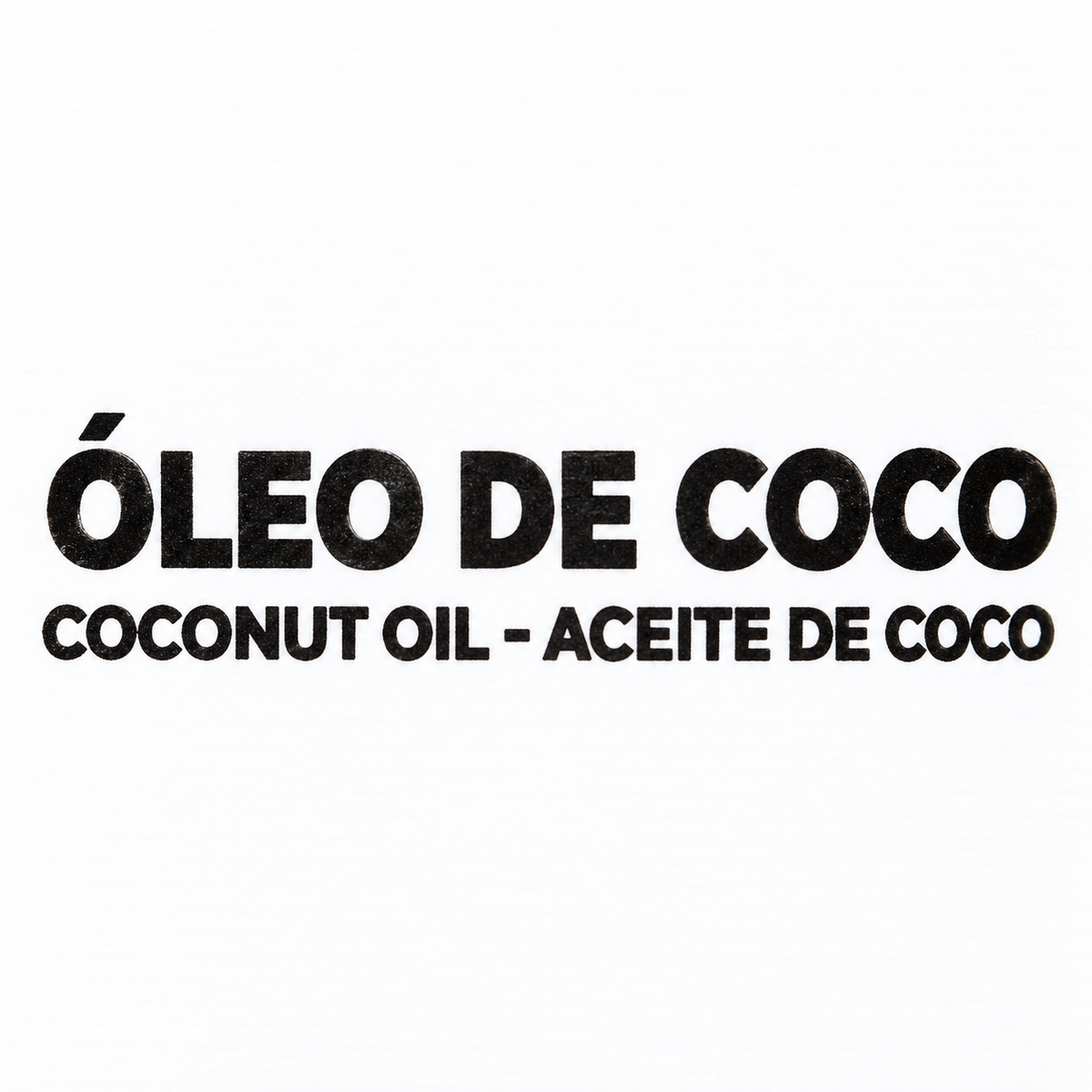 Salon Line SOS Cachos Óleo de Coco 300 ml — pormenor do nome e tradução na embalagem