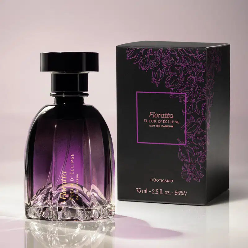 Floratta Fleur d’Éclipse Eau de Parfum 75 ml — frasco e caixa, fotografia oficial