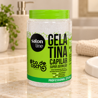 Salon Line #todecacho Gelatina Super Definição 1000ml — ambientação ilustrativa
