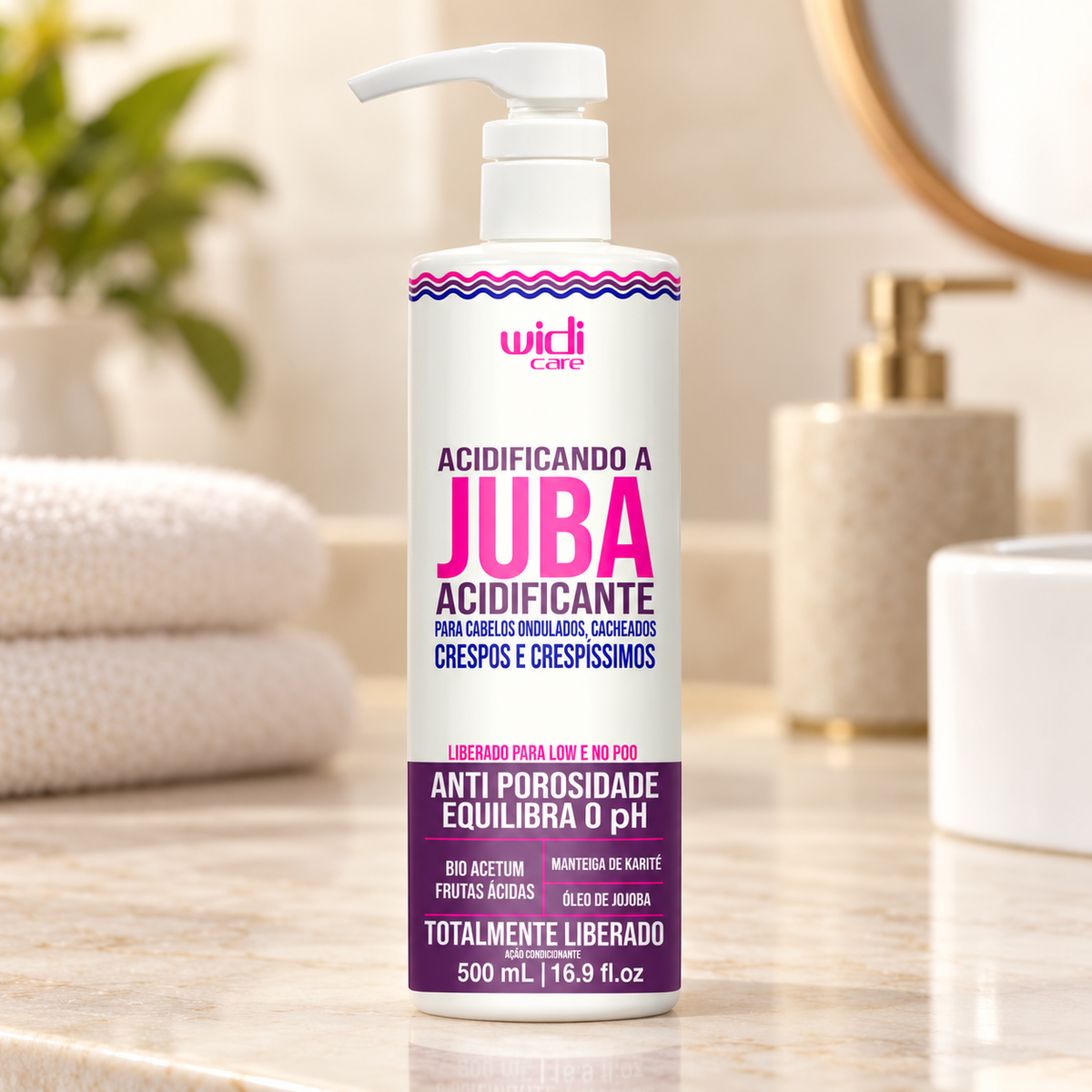 Widi Care Juba Acidificante 500ml — ambientação ilustrativa
