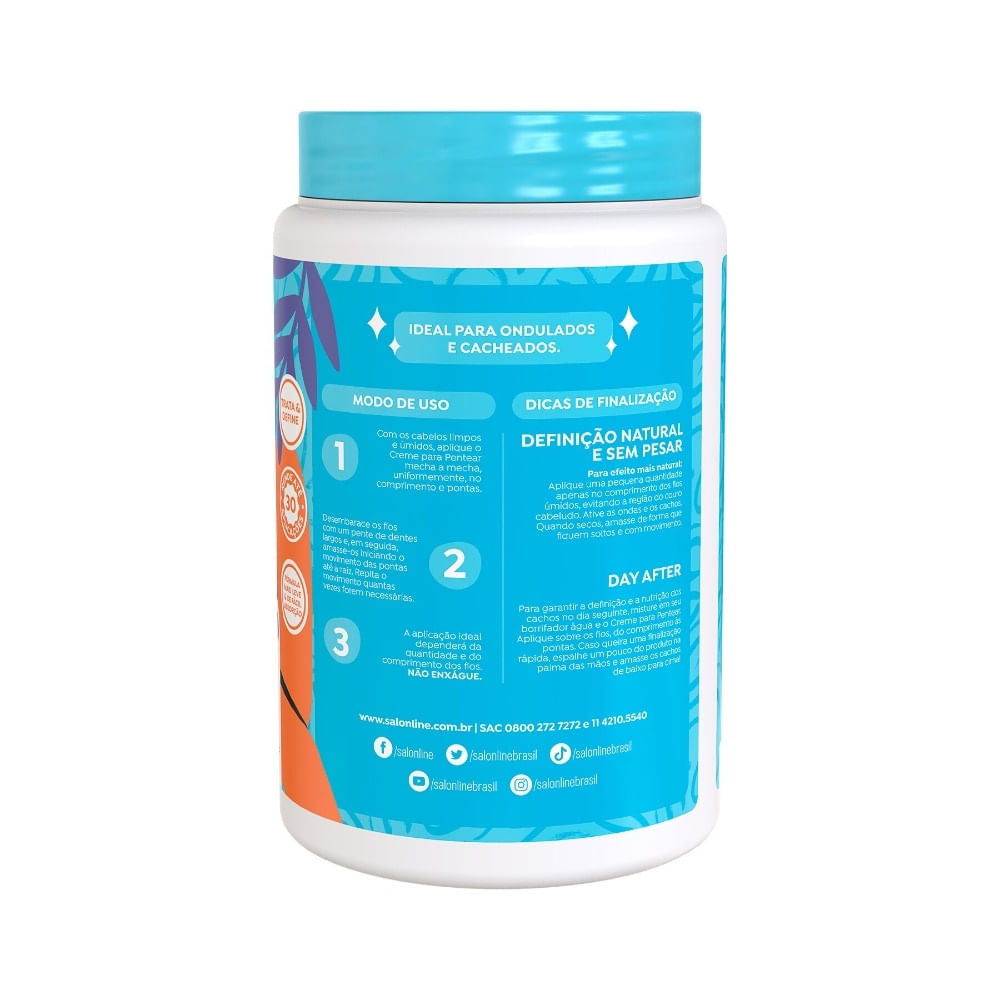 Salon Line Creme Para Pentear Definição Natural 1kg — imagem complementar 2