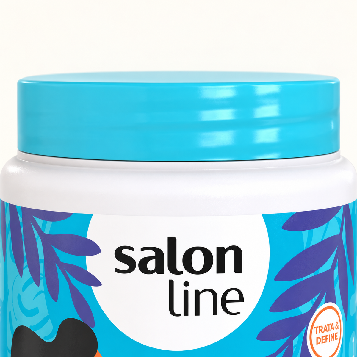 Salon Line Creme Para Pentear Definição Natural 1kg — detalhe da embalagem