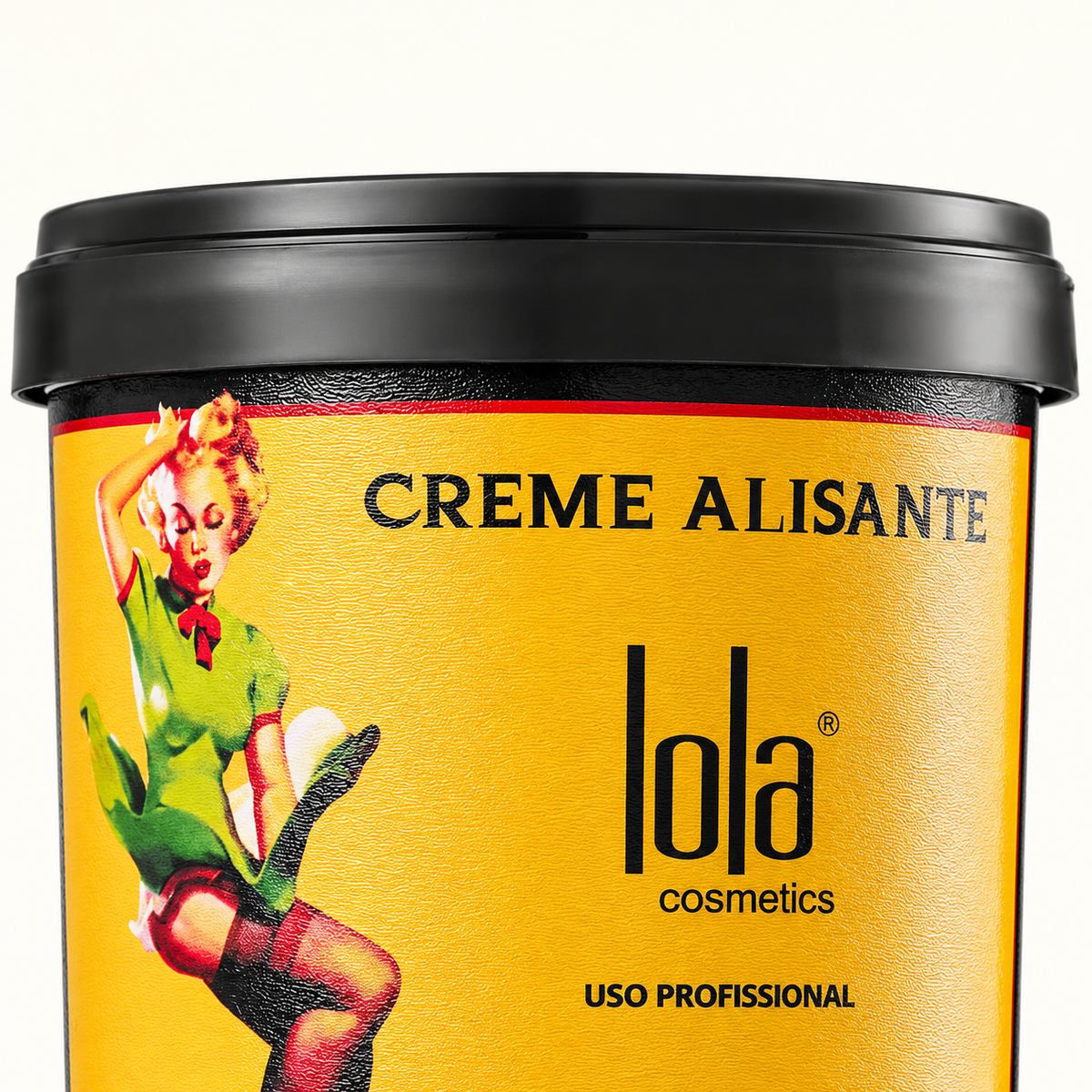 Lola Vintage Girls Volumenreduzierende Glättungspflege 850 g – Detail der Verpackung