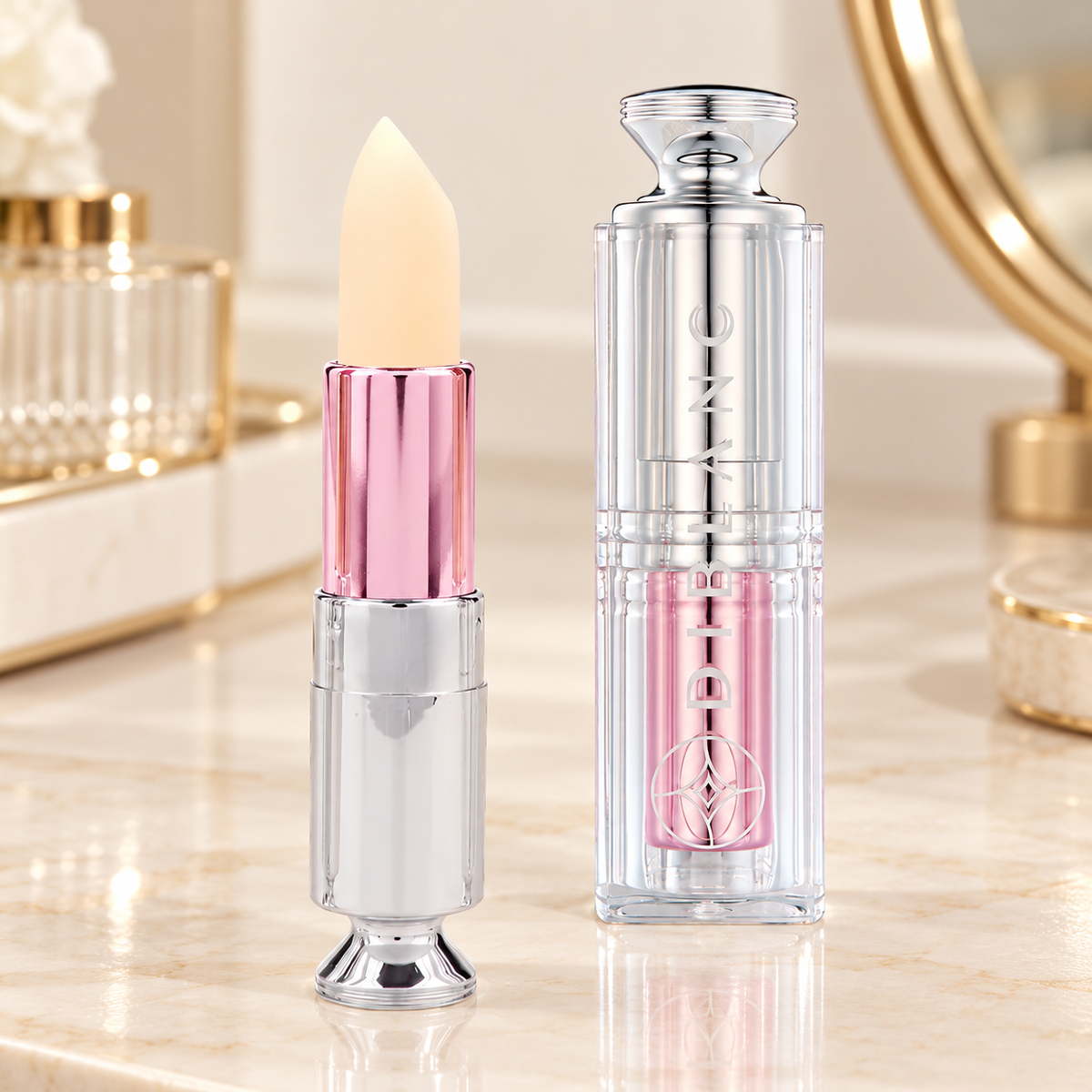 Diblanc Bálsamo Labial Sweetheart TintStick 3 em 1 — ambientação ilustrativa