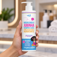 Shampoo Higienizando a Jubinha 300ml - Widicare — ambientação ilustrativa