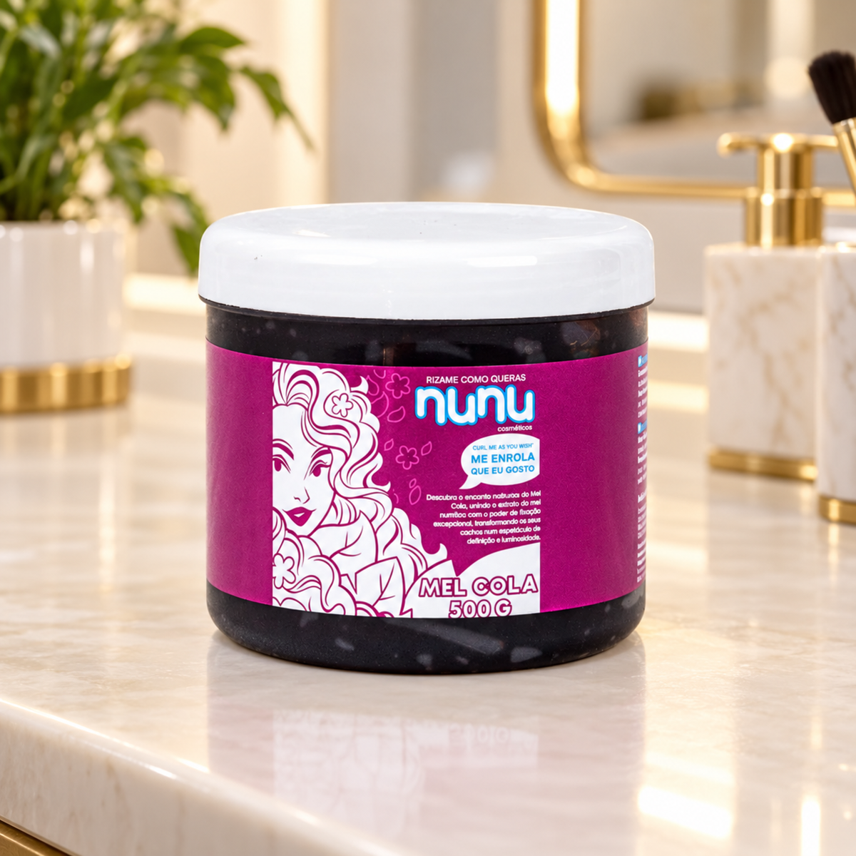 Nunu -  Me Enrola Que Eu Gosto Mel Cola 500g — ambientação ilustrativa