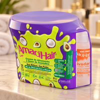 Novex AmaciHair Kit Alisante à Base de Guanidina — 200 g + 41 ml + 45 ml — ambientação ilustrativa