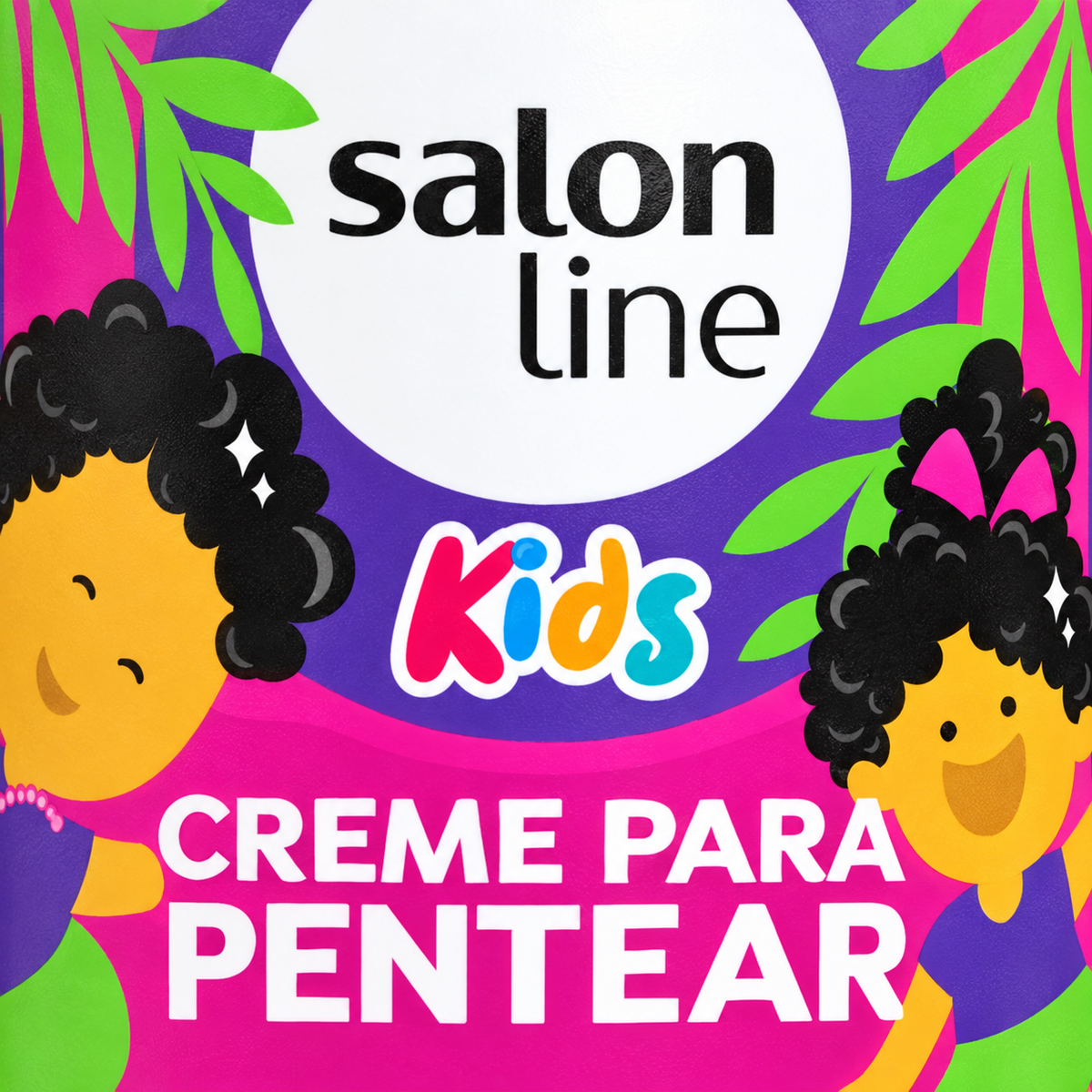 Salon Line Kids Cachinhos Brilhantes Creme Para Pentear 1kg — detalhe do produto