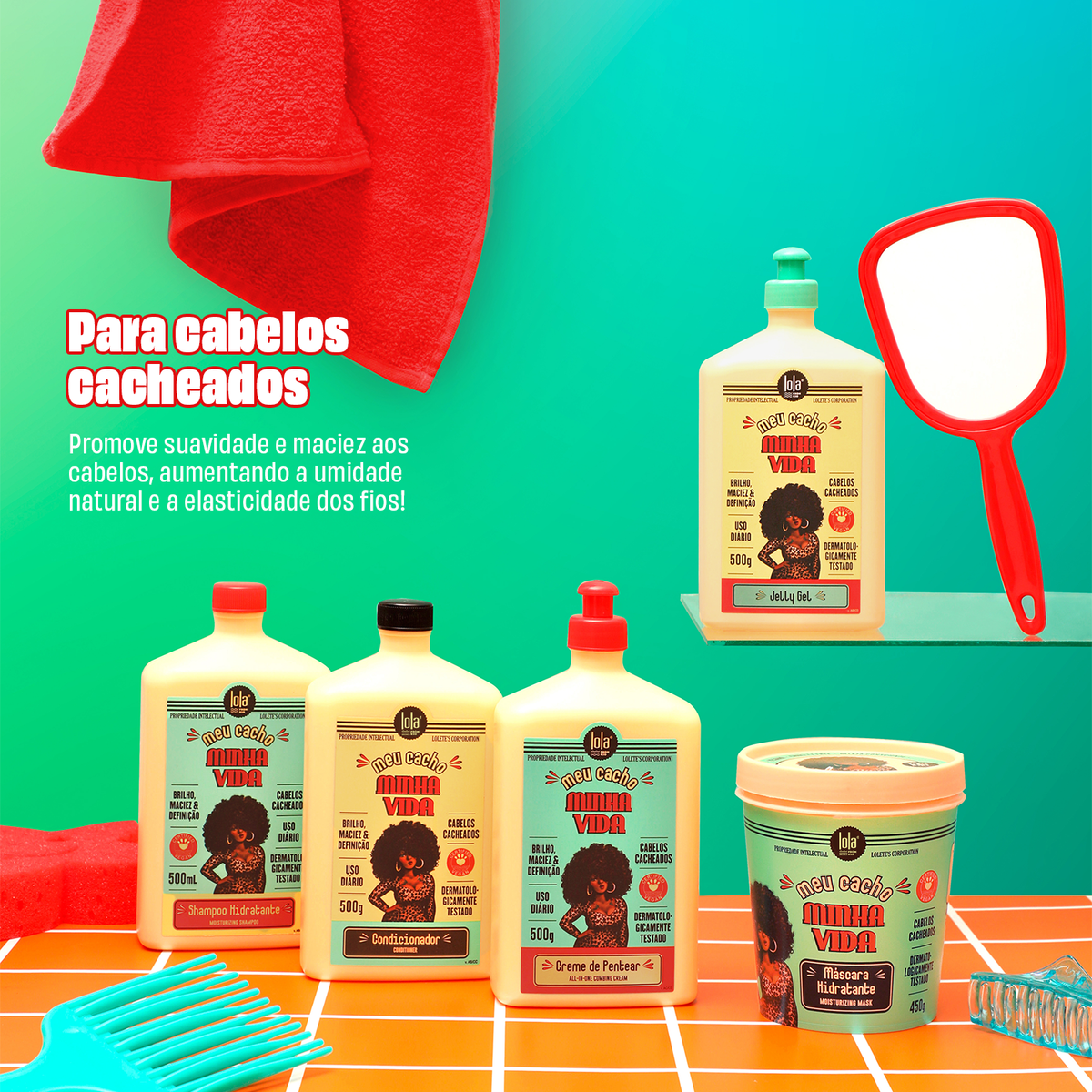 Lola Meu Cacho Minha Vida Creme de pentear 500g — imagem complementar 3