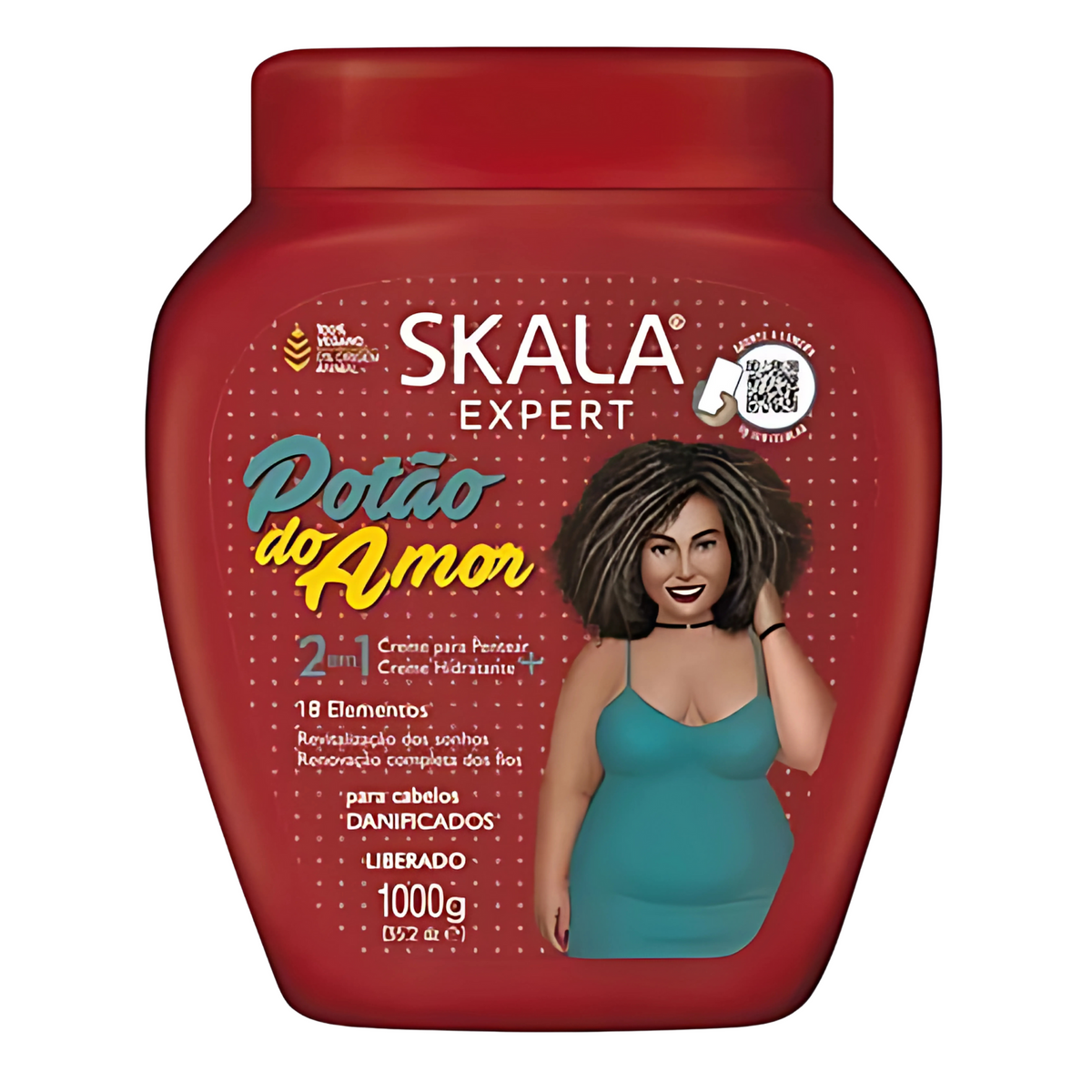 Skala Expert Potão do Amor Creme de Tratamento e Pentear 2 em 1 1 kg