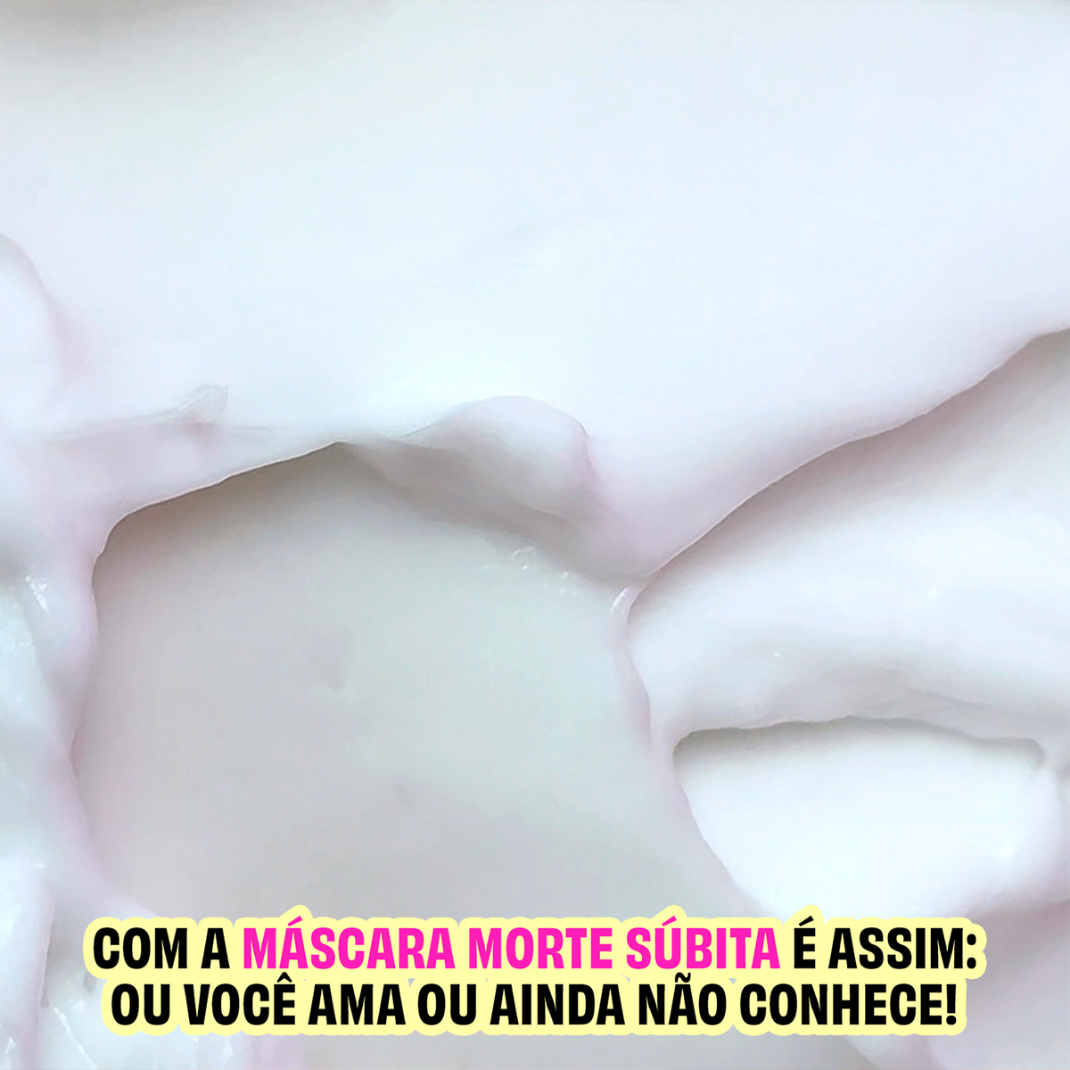 Lola Morte Súbita Máscara 450g — Detalhe da textura da máscara
