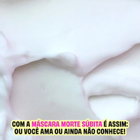 Lola Morte Súbita Máscara 450g — Detalhe da textura da máscara