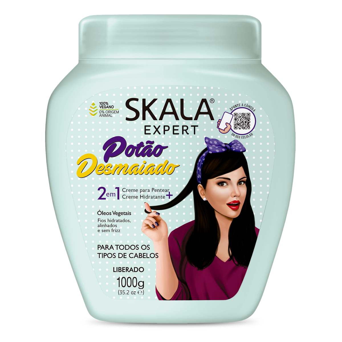 Skala Expert Potão Desmaiado Creme de Tratamento e Pentear 2 em 1 1 kg