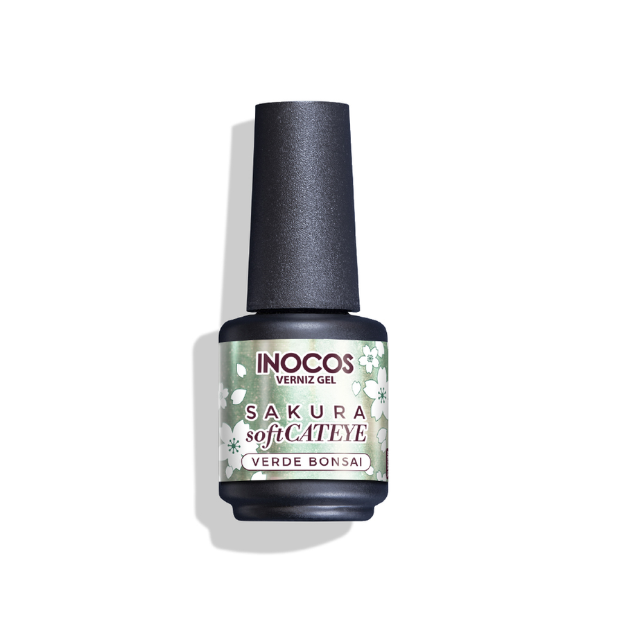 Verniz Gel INOCOS Cateye Verde Bonsai 15 ml — embalagem