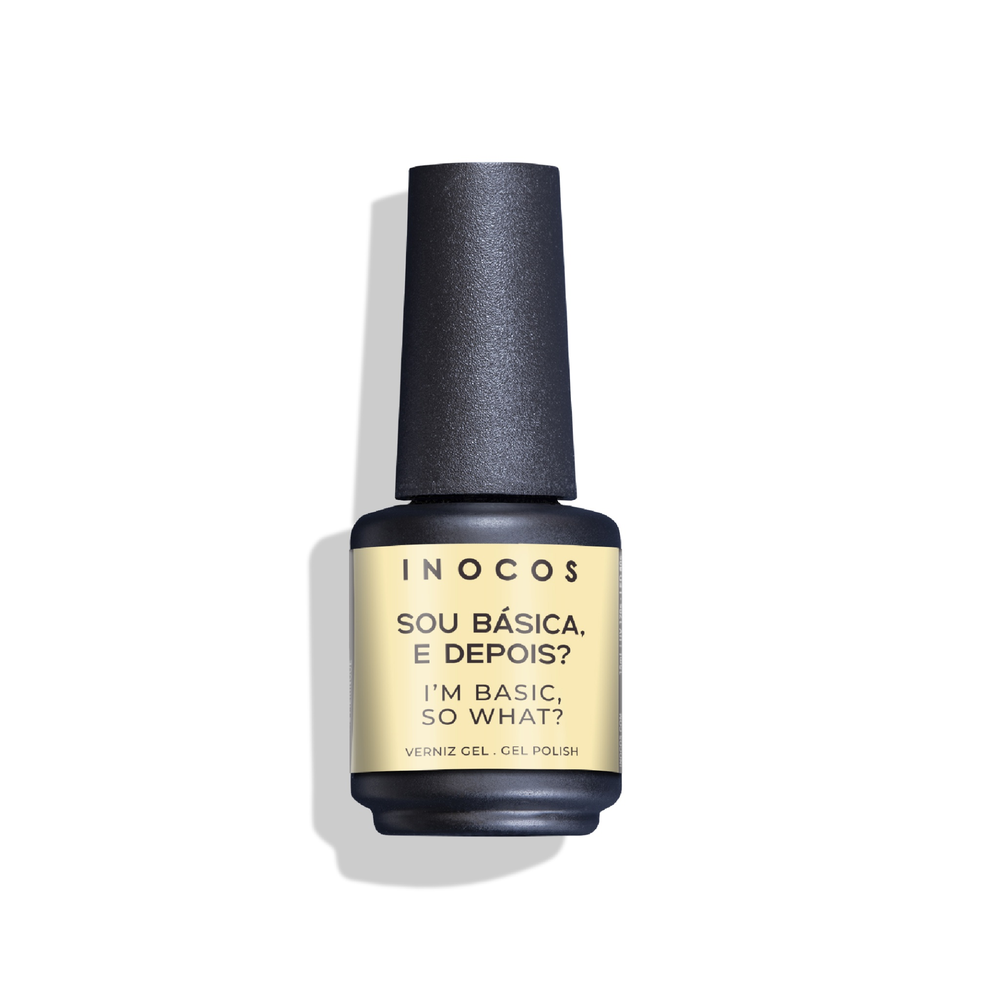 Verniz Gel INOCOS Sou Básica, E Depois? 15 ml — embalagem