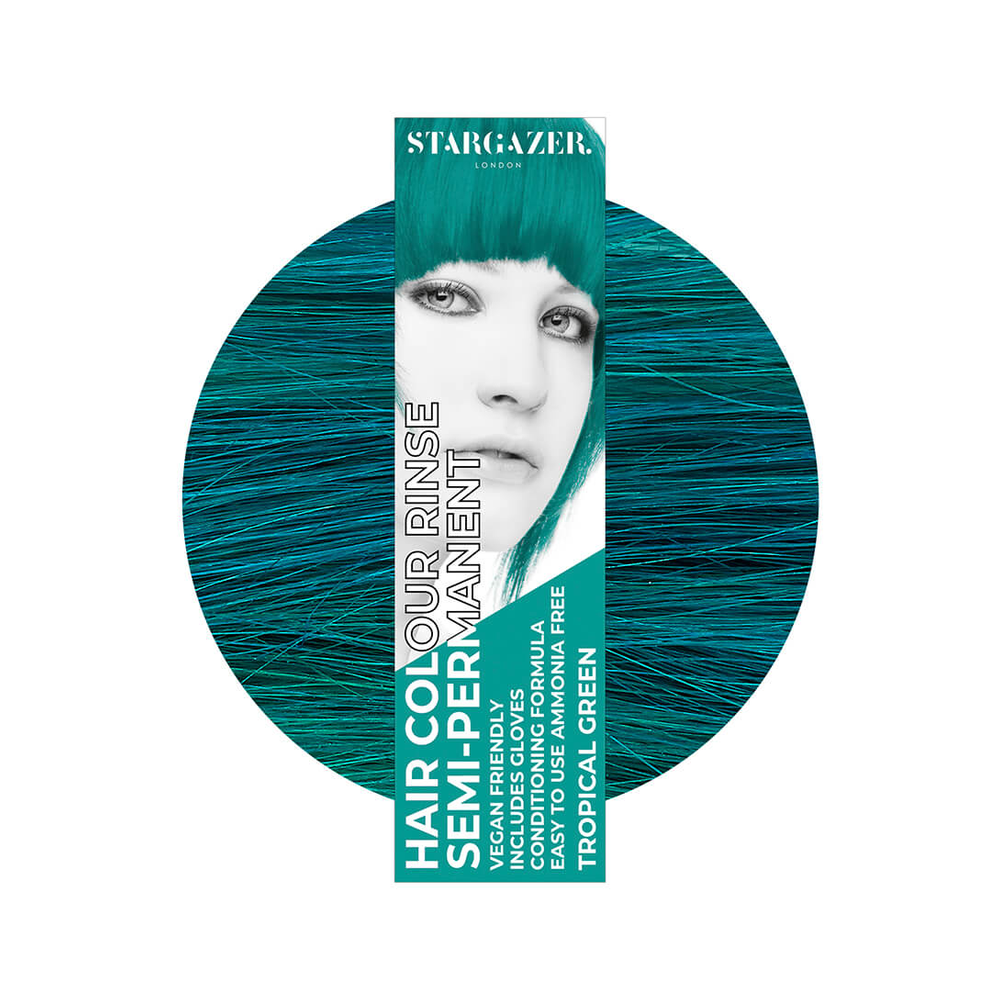 Stargazer Coloração Semi-Permanente Tropical Green 70 ml — embalagem