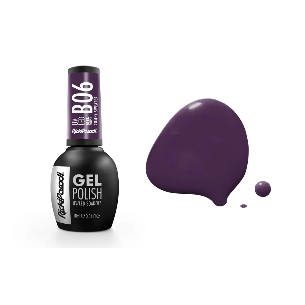 Gel Polish RickiParodi Comfy Sweater B06 10 ml — packaging and shade