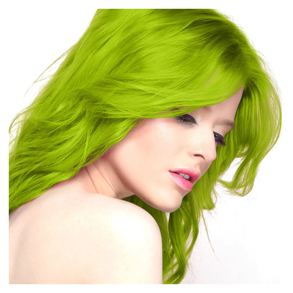 Stargazer Semi-Permanent Hair Colour Neon Lime 70 ml — illustrative result