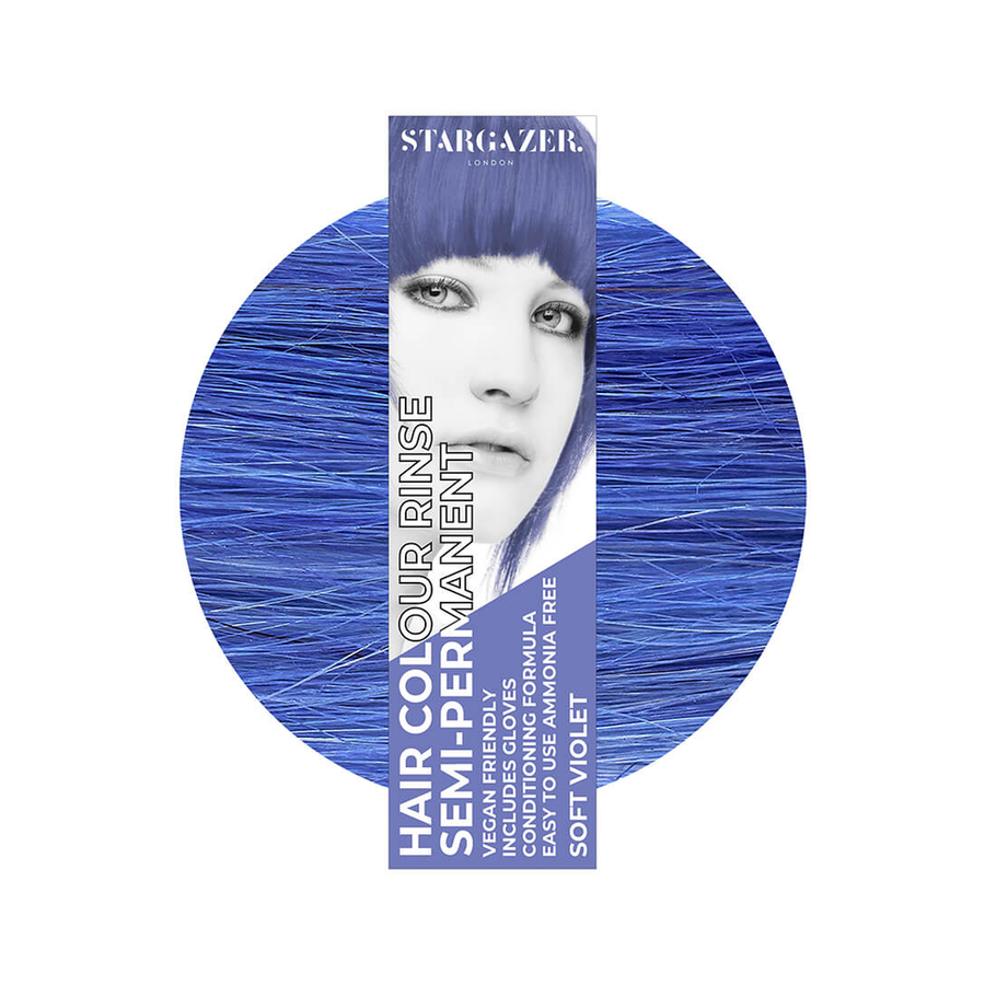 Stargazer Semi-Permanent Hair Colour Soft Violet 70 ml — packaging