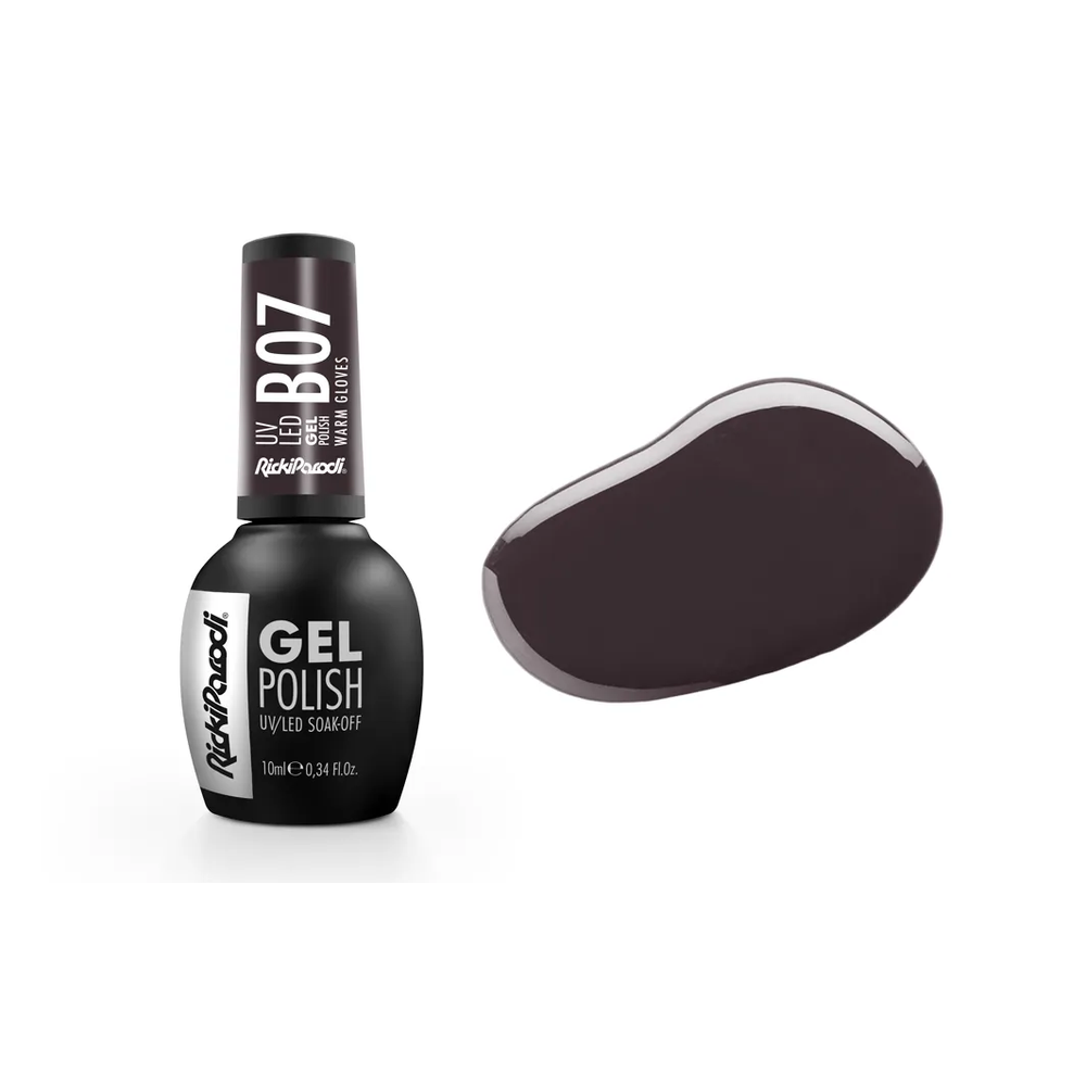 Gel Polish RickiParodi Warm Gloves B07 10 ml — packaging and shade