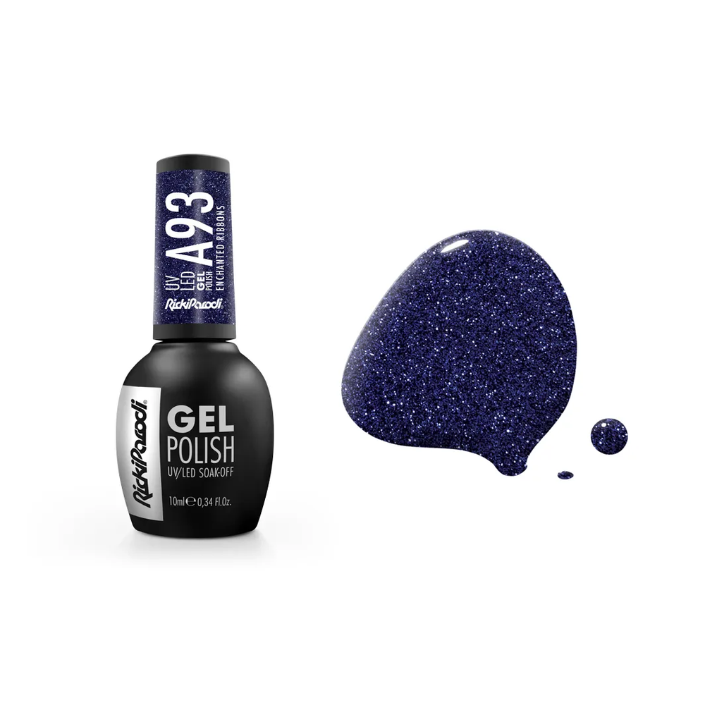 Verniz Gel RickiParodi Enchanted Ribbons A93 10 ml — embalagem e cor