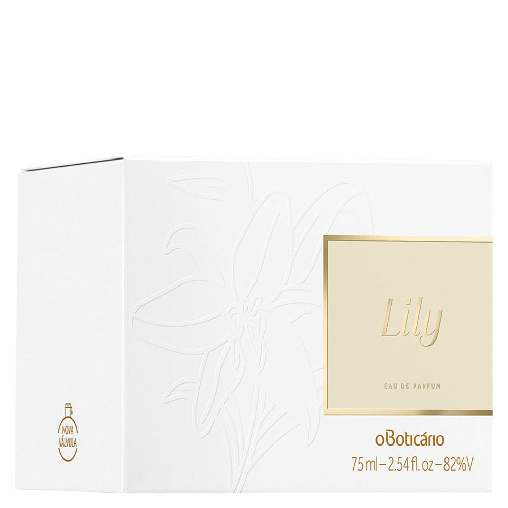 O Boticário Lily Eau de Parfum 75ml - embalagem-75ml