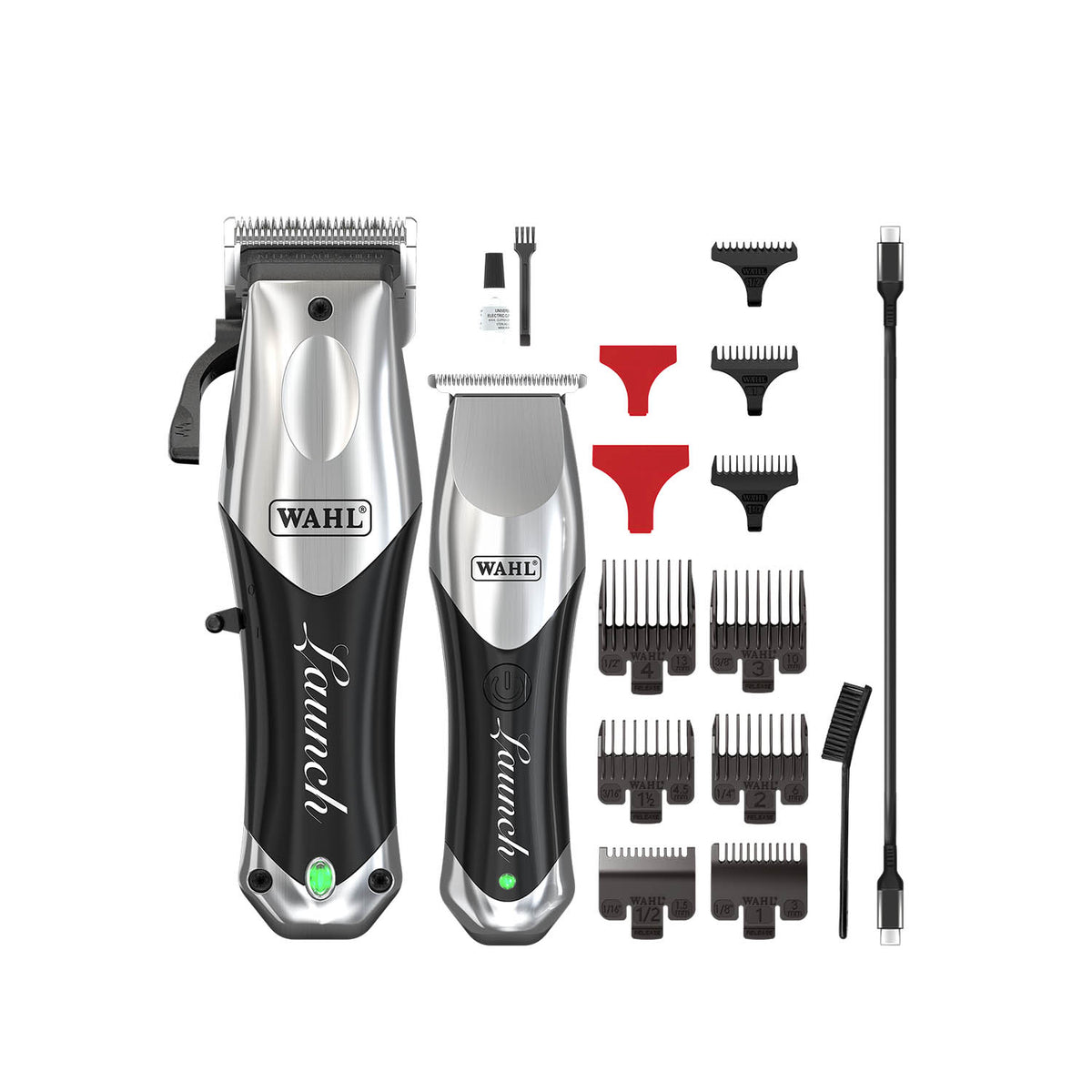 Wahl Launch Combo Kit Máquina de Corte e Trimmer — conjunto e acessórios