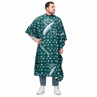 XanitaliaPro The Barber Chester Green XL Capa de Corte 128 x 150 cm